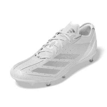 Imagem de adidas Chuteira masculina Adizero Electric American Football, Branco/Prata Metálico/Branco, 46
