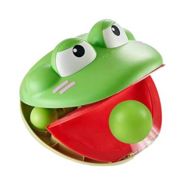 Imagem de UGPLM Jogo de bolas, lançamento de remo e conjunto de bolas, coordenação com duas bolas, jogos ao ar livre, raquete para crianças, adultos, gramado, praia, sapo