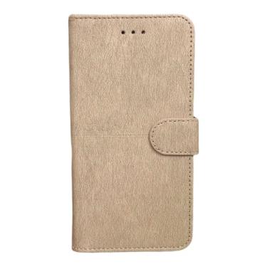 Imagem de Capa Celular Carteira Compatível com Samsung Galaxy J7 SM-J700 / J7 Neo SM-J701 / J7 Metal 2016 SM-J710 (Bege Aveludada)