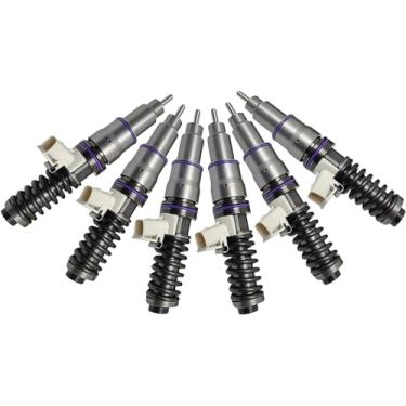 Imagem de 5 peças Modelo de injetor de combustível 21371673 21451295 21371672 para escavadeira Volvo D13F D13 D16 EC380D EC480D