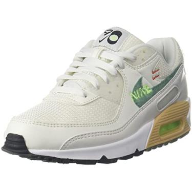 Imagem de Nike Tênis feminino WMNS Air Max 90 DO9850 100 - Tamanho 36 Preto/Verde