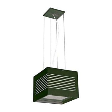 Imagem de Pendente Pequeno C Rasgo Maior 2 Lâmpadas Pantoja & Carmona, 60w 220v Verde