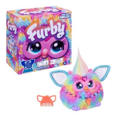 Imagem de Furby Tie Dye, Brinquedo de Pelúcia Interativo ativado por Voz
