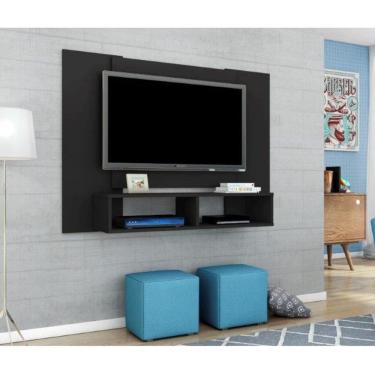 Imagem de Painel Navi MDF/MDP 120cm TV 47 Nicho Cabos