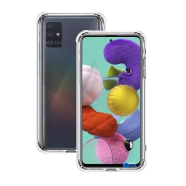 Imagem de Capa Capinha Anti Impacto Compatível Samsung Galaxy A51 Case Antishock Transparente
