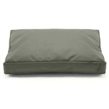 Imagem de Dalema Capa de cama de cachorro de reposição. 91,4 cm C x 70,9 cm L x 70,9 cm A Capa protetora para cama de cachorro removível e resistente à prova d'água com zíper. Capa protetora para ortopédico/gel de resfriamento/cama de cachorro com espuma de memória. Verde, apenas capa.