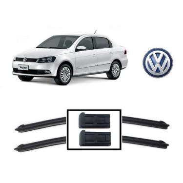 Imagem de Par de Palhetas Limpador de Parabrisa Dianteiro Voyage G6 ano 2013 em 