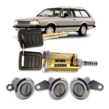 Imagem de Kit Cilindro Miolo Igniçao Porta Porta Malas Belina 2 Scala  - SHALOMC