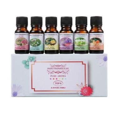 Imagem de Kit 6 Essências 10ml Para Difusor Aromatizador Elétrico Ar - Exclusivo