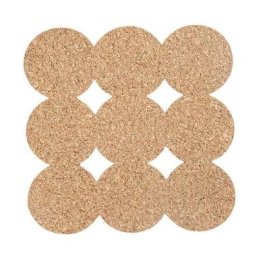 Imagem de Descanso de Panela Corky Dots 17,5 cm - Home Style, NATURAL