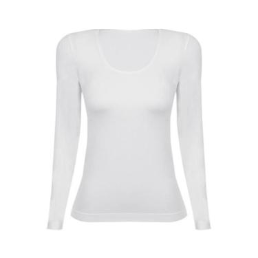 Imagem de Blusa Microfibra sem costura Lupo Loba 45184-001  Decote Redondo, M, B