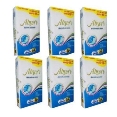 Imagem de KIT 6 ABSORVENTES GERIATRICO ABSORV POS PARTO E POS OPERATORIO 50 un -