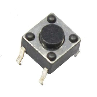 Imagem de Chave Tactil Ao6-4.3 6x6x4.3mm - METALTEX, Preto