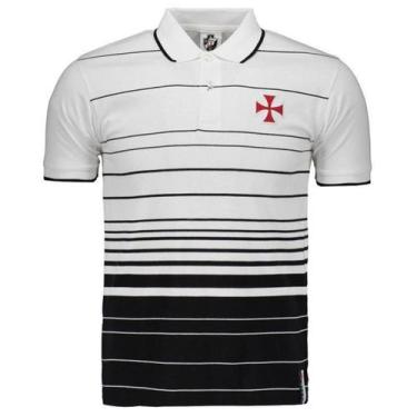 Imagem de Camisa Polo Infantil Vasco da Gama Fio Tinto - SPR, 16, Branco