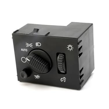 Imagem de Painel de instrumentos de farol interruptor de luz cúpula - Substitui D1595G, 19381535, 15194803, 1S8489 - Compatível com veículos Chevy, GMC e Hummer - Silverado, Avalanche, Suburban, Tahoe, Sierra, Yukon