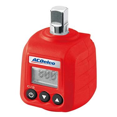 Imagem de ACDelco ARM602-3 3/8" (5,9 a 18 pés) Adaptador de torque digital resistente com campainha e notificação de flash LED – Padrões ISO 6789 com certificado de calibração