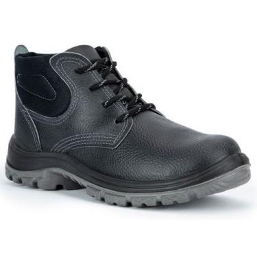 Imagem de Botina De Segurança Biqueira de PVC Crival Flex EPI CA30258  Couro 92F