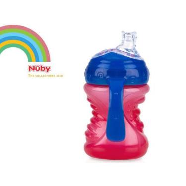 Imagem de Copo Transição Antivazamento Com Alça E Bico Silicone Nuby - Nûby