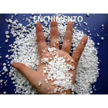 Imagem de Flocos Isopor 100 Litros Para Enchimento Puff Pera Gota Maça - RCAISOP