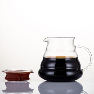 Imagem de Chaleira De Vidro Jarra Café Chá Esquentar Água Fogão Casa 600ml - RAL