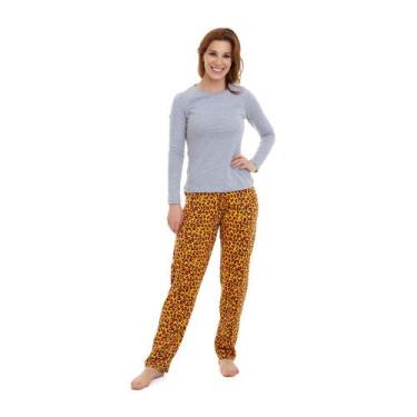 Imagem de Pijama Feminimo Longo E-Pijama By Sepié 6059/LS223 Algodão/Viscolycra 