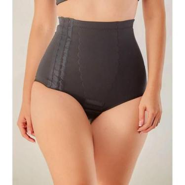 Imagem de Cinta Cirúrgica Vi Lingerie 1628 Cetinete, Preto, EG