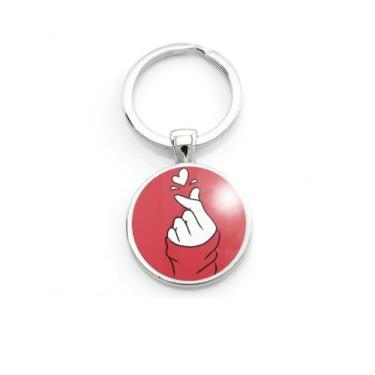 Imagem de Chaveiro Ohana Coração Coreano Kpoper - RECANTOASTRALSITE