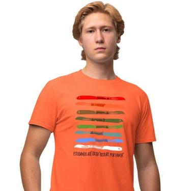 Imagem de Camisa Camiseta Masculina Estampada Bisturi por Favor 100% Algodão Fio