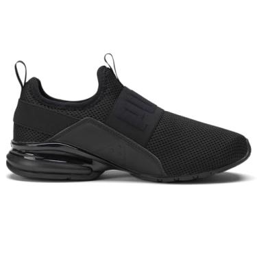 Imagem de Puma Axelion Tênis feminino sem cadarço casual - preto, Preto, 39
