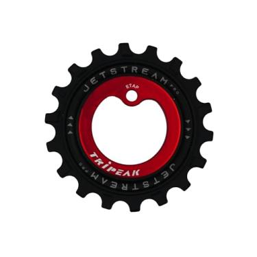 Imagem de TRiPEAK Rolamento de cerâmica grande 12/18T Jockey conjunto de polia de roda para Shimano SRAM E-TAP 11 velocidades, câmbio traseiro de gaiola longa, cor vermelha