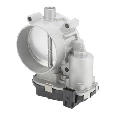 Imagem de VekAuto Conjunto do corpo do acelerador compatível com Dodge para Ram 1500 Dakota para Viper Durango, 83 mm liga de alumínio tom prateado atuador do corpo do acelerador do motor