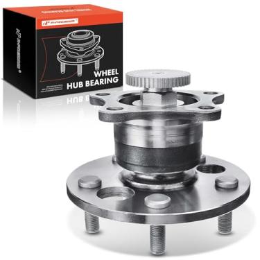 Imagem de A-Premium Rolamento de roda traseira e conjunto de cubo com anel ABS e 5 terminais compatíveis com Lexus ES300 1992-2001, RX300 1999-2003, Toyota Avalon 1995-1996, Camry 1987-2001, Camry 1992-2001,