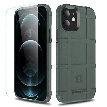 Imagem de Capa para iPhone 12, Capa para iPhone 12 Pro, LABILUS (Série Rugged Shield) Capa protetora tática de TPU espesso sólido para iPhone 12/12 Pro (6,1 polegadas) - Floresta Boreal
