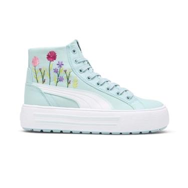 Imagem de PUMA Tênis feminino Kaia 2.0 Mid Floral Platform High Casual - Azul, Azul, 36