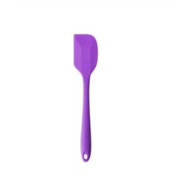 Imagem de 2 Espátula Pão Duro Silicone Maciço reforçada 27 cm (Roxo, Padrão)