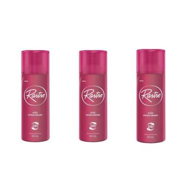 Imagem de Kit 3 Rastro Desodorante Spray Feminino 90 Ml