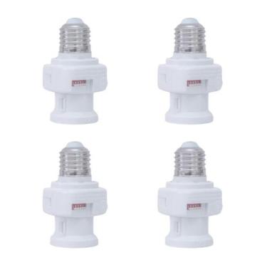 Imagem de Kit Relé Fotosoquete Lâmpada Com Bocal E27 - QR52M - QUALITRONIX, 4 pç