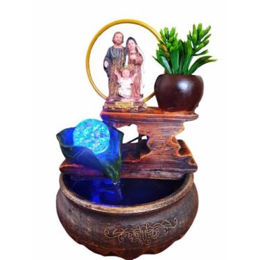 Imagem de Fonte De Agua Decorativa Sagrada Familia Cascata - Althea Arte Decor