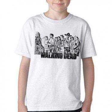 Imagem de Camiseta Infantil ou adulto The Walking Dead Serie Blusa Criança todos