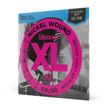 Imagem de Encord Guitarra 12C .010 D'Addario XL Nickel Wound EXL150 - D addario