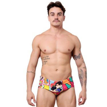 Imagem de Sunga Estampada Gibi  Slim - JWilas Beachwear