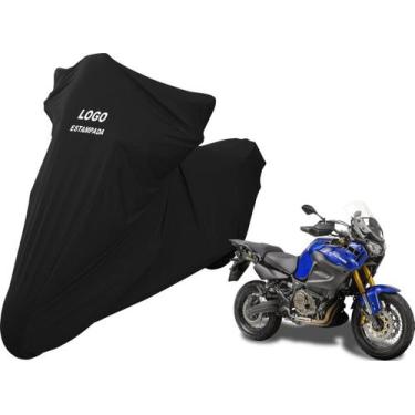 Imagem de Capa Tecido Para Moto Yamaha XT 1200Z Com Elasticidade - Mz, Preta