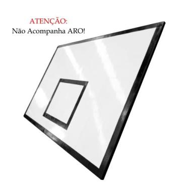 Imagem de 1 Tabela De Basquete Oficial 180 X 120  Sem Aro Tdaço 