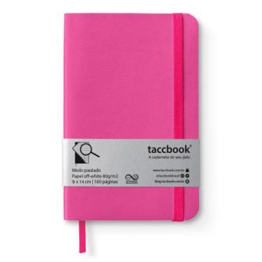 Imagem de Caderneta Pautada taccbook Rosa 9x14 Flex