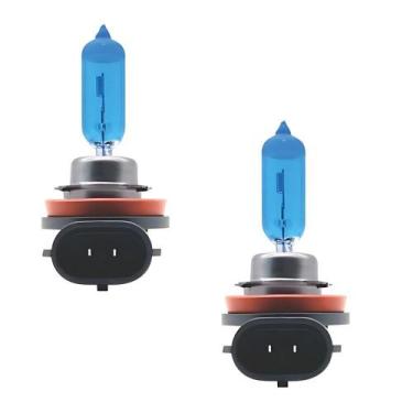 Imagem de Par de Lampadas Halogenia Super Brancas CODE/TECH ONE H11 12V 55W