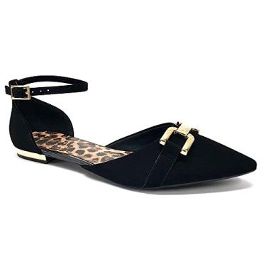 Imagem de Sapatilha Bebecê Bico Fino T2016-488 Preta