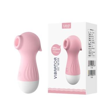 Imagem de Sugador de Clitóris Pocotó Lilo 10 Modos de Pulsação Em Silicone Recarregável Pequeno e Portátil (ROSA)