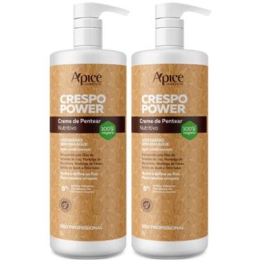 Imagem de Kit 2 Creme De Pentear Nutritivo Apse Apice Crespo Power Vegano Profis