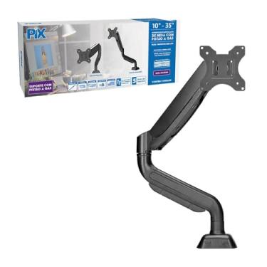 Imagem de Suporte Articulado Pistão A Gás Com Morsa Monitor 10 Até 35"