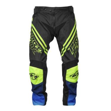 Imagem de Calça Motocross Infantil Menino Menina Brave Pro Tork Proteção, AMAREL